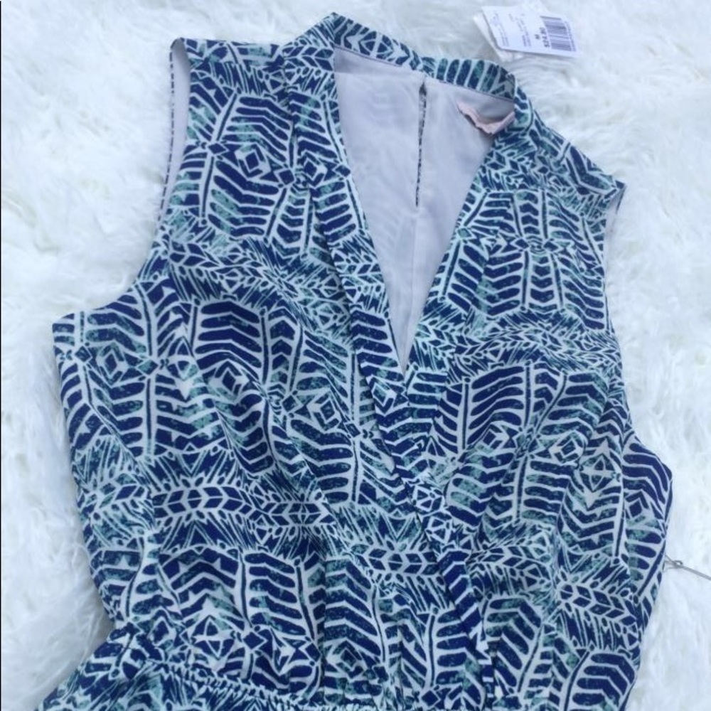 Blue Patterned Dress - Picture 2 of 5